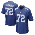 Kieara NY.Giants #72 Jermaine Eluemunor Player Royal Home Game Stitched Jerseys