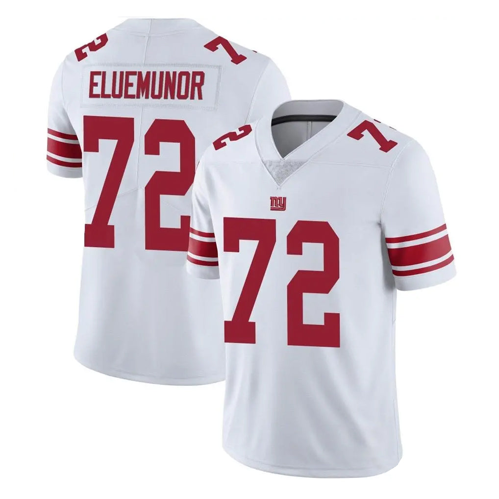 Kieara NY.Giants #72 Jermaine Eluemunor Player White Limited Vapor Untouchable Home Game Stitched Jerseys