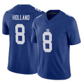 Kieara NY.Giants #8 Jevon Holland Player Royal Limited Vapor F.U.S.E. Home Game Stitched Jerseys