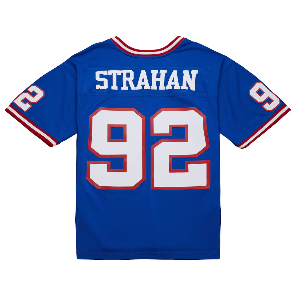 Kieara NY.Giants #92 Michael Strahan Mitchell & Ness Royal 1993 Legacy Replica Jersey