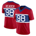 Kieara NY.Giants #98 DJ Reader Player Red Century Vapor F.U.S.E. Home Game Stitched Jerseys