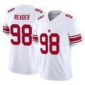 Kieara NY.Giants #98 DJ Reader Player White Limited Vapor F.U.S.E. Home Game Stitched Jerseys