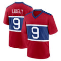 Kieara NY.Giants #9 Lsaiah Likely Player Red Century Home Game Stitched Jerseys
