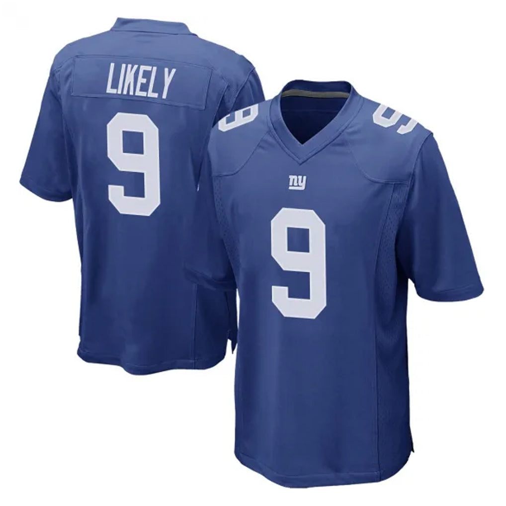 Kieara NY.Giants #9 Lsaiah Likely Player Royal Home Game Stitched Jerseys