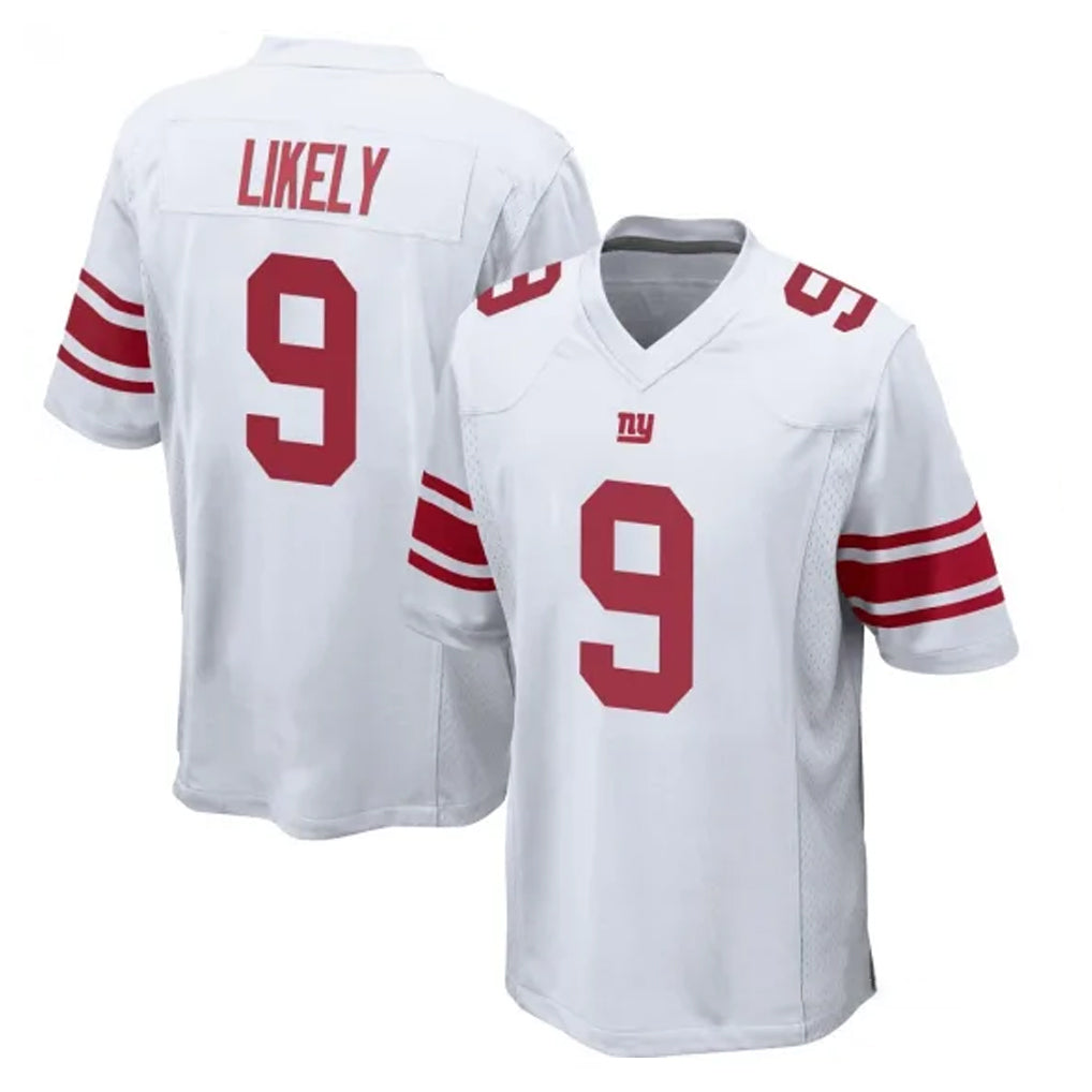 Kieara NY.Giants #9 Lsaiah Likely Player White Home Game Stitched Jerseys
