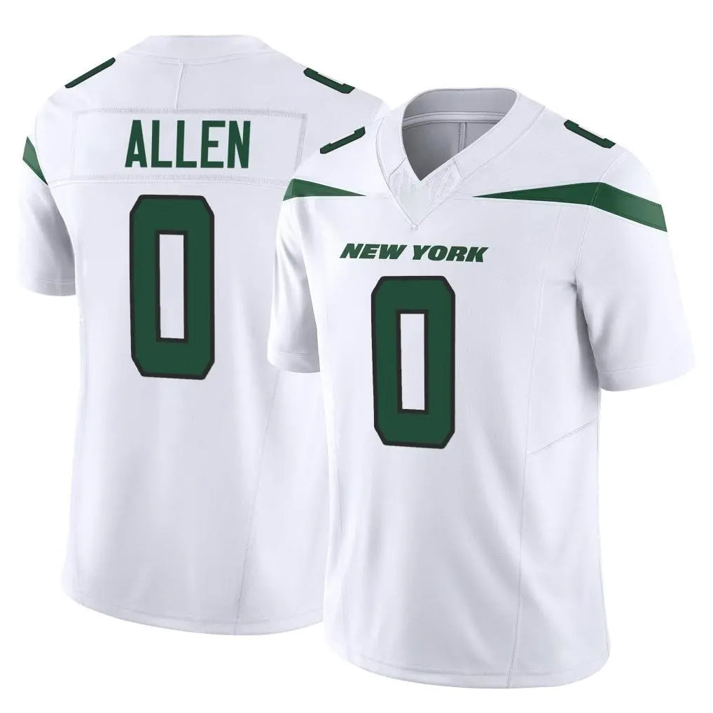 Kieara NY.Jets #0 Braelon Allen Player White Limited Vapor F.U.S.E. Home Game Stitched Jerseys