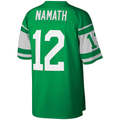Kieara NY.Jets #12 Joe Namath Mitchell & Ness Kelly Green Legacy Replica Stitched Puhic Jersey