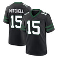 Kieara NY.Jets #15 Adonai Mitchell Player Black Legacy Home Game Stitched Jerseys