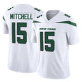 Kieara NY.Jets #15 Adonai Mitchell Player White Limited Vapor F.U.S.E. Home Game Stitched Jerseys