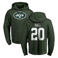 Kieara NY.Jets #20 Breece Hall Player Green LOGO Pullover Hoodies Limited Game Stitched Jerseys