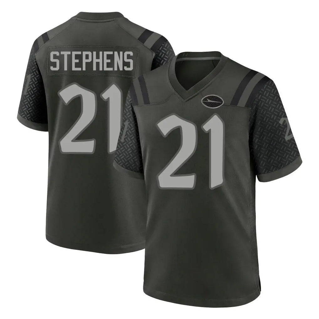 Kieara NY.Jets #21 Brandon Stephens Player Green 2025 Rivalries Collection Home Game Stitched Jerseys