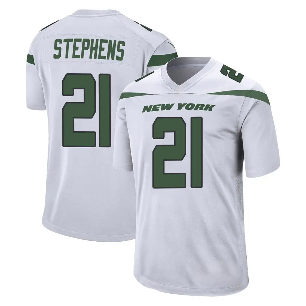 Kieara NY.Jets #21 Brandon Stephens Player White Spotlight Home Game Stitched Jerseys