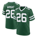 Kieara NY.Jets #26 Nahshon Wright Player Green Legacy Home Game Stitched Jerseys