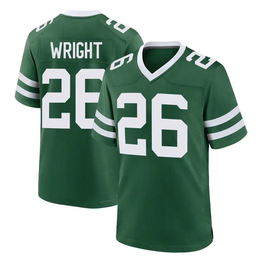 Kieara NY.Jets #26 Nahshon Wright Player Green Legacy Home Game Stitched Jerseys