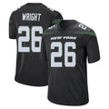 Kieara NY.Jets #26 Nahshon Wright Player Stealth Black Home Game Stitched Jerseys