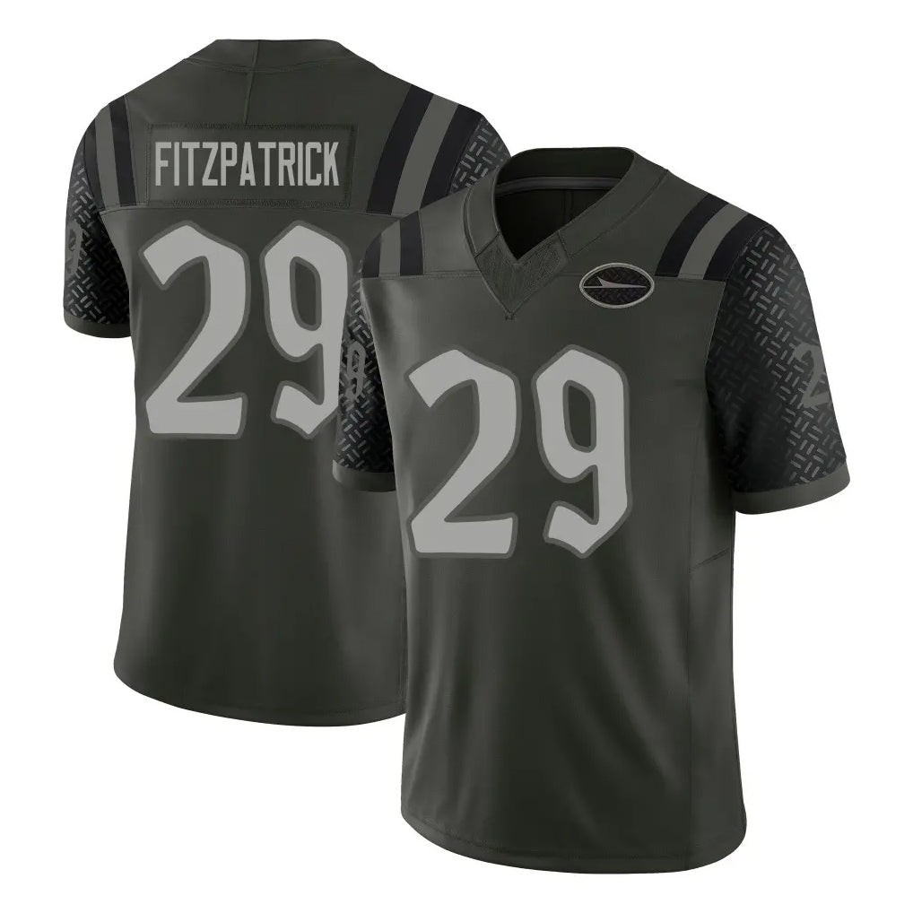 Kieara NY.Jets #29 Minkah Fitzpatrick Player Green Limited 2025 Rivalries Collection Home Game Stitched Jerseys