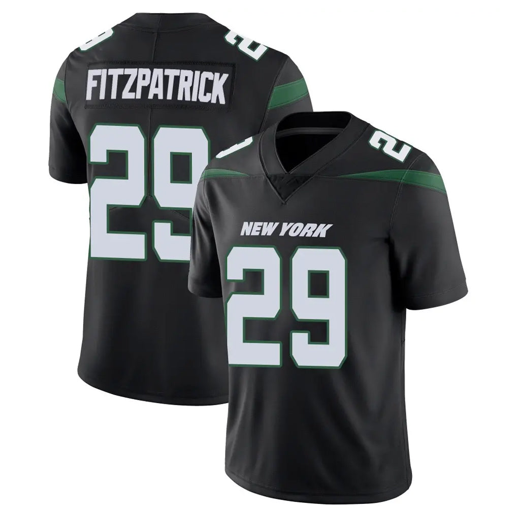 Kieara NY.Jets #29 Minkah Fitzpatrick Player Stealth Black Limited Vapor Home Game Stitched Jerseys