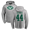 Kieara NY.Jets #44 Jamien Sherwood Player Gray LOGO Pullover Hoodies Limited Game Stitched Jerseys