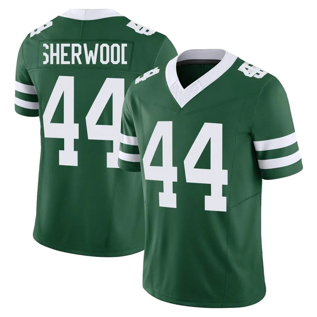 Kieara NY.Jets #44 Jamien Sherwood Player Green Legacy Limited Vapor F.U.S.E. Home Game Stitched Jerseys