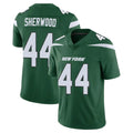 Kieara NY.Jets #44 Jamien Sherwood Player Green Limited Vapor Home Game Stitched Jerseys