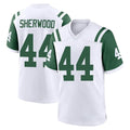 Kieara NY.Jets #44 Jamien Sherwood Player White Classic Home Game Stitched Jerseys