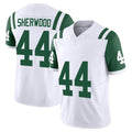 Kieara NY.Jets #44 Jamien Sherwood Player White Limited Classic Vapor F.U.S.E. Home Game Stitched Jerseys