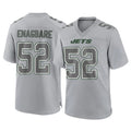 Kieara NY.Jets #52 Kingsley Enagbare Player Gray Limited Atmosphere Fashion Home Game Stitched Jerseys