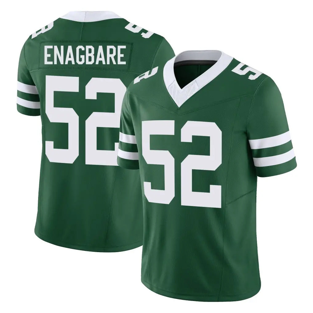 Kieara NY.Jets #52 Kingsley Enagbare Player Green Legacy Limited Vapor F.U.S.E. Home Game Stitched Jerseys