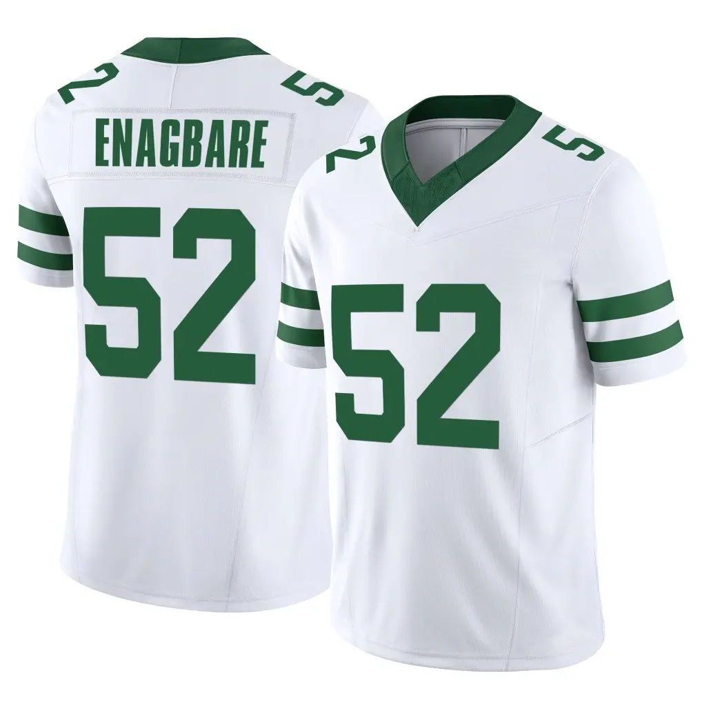 Kieara NY.Jets #52 Kingsley Enagbare Player White Legacy Limited Vapor F.U.S.E. Home Game Stitched Jerseys