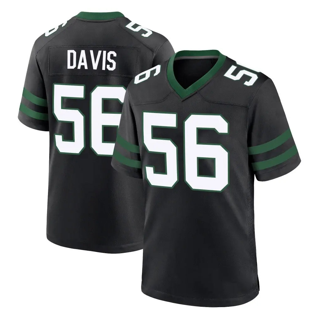 Kieara NY.Jets #56 Demario Davis Player Black Legacy Home Game Stitched Jerseys