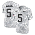 Kieara NY.Jets #5 Garrett Wilson Player Arctic Camo Salute to Service Limited Game Stitched Jerseys