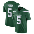 Kieara NY.Jets #5 Garrett Wilson Player Green Limited Vapor Home Game Stitched Jerseys