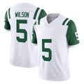 Kieara NY.Jets #5 Garrett Wilson Player White Limited Classic Vapor F.U.S.E. Home Game Stitched Jerseys