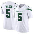 Kieara NY.Jets #5 Garrett Wilson Player White Limited Vapor F.U.S.E. Home Game Stitched Jerseys