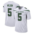 Kieara NY.Jets #5 Garrett Wilson Player White Spotlight Home Game Stitched Jerseys