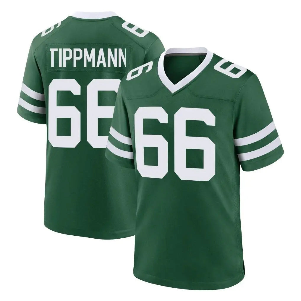 Kieara NY.Jets #66 Joe Tippmann Player Green Legacy Home Game Stitched Jerseys