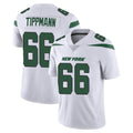 Kieara NY.Jets #66 Joe Tippmann Player White Spotlight Limited Vapor Home Game Stitched Jerseys