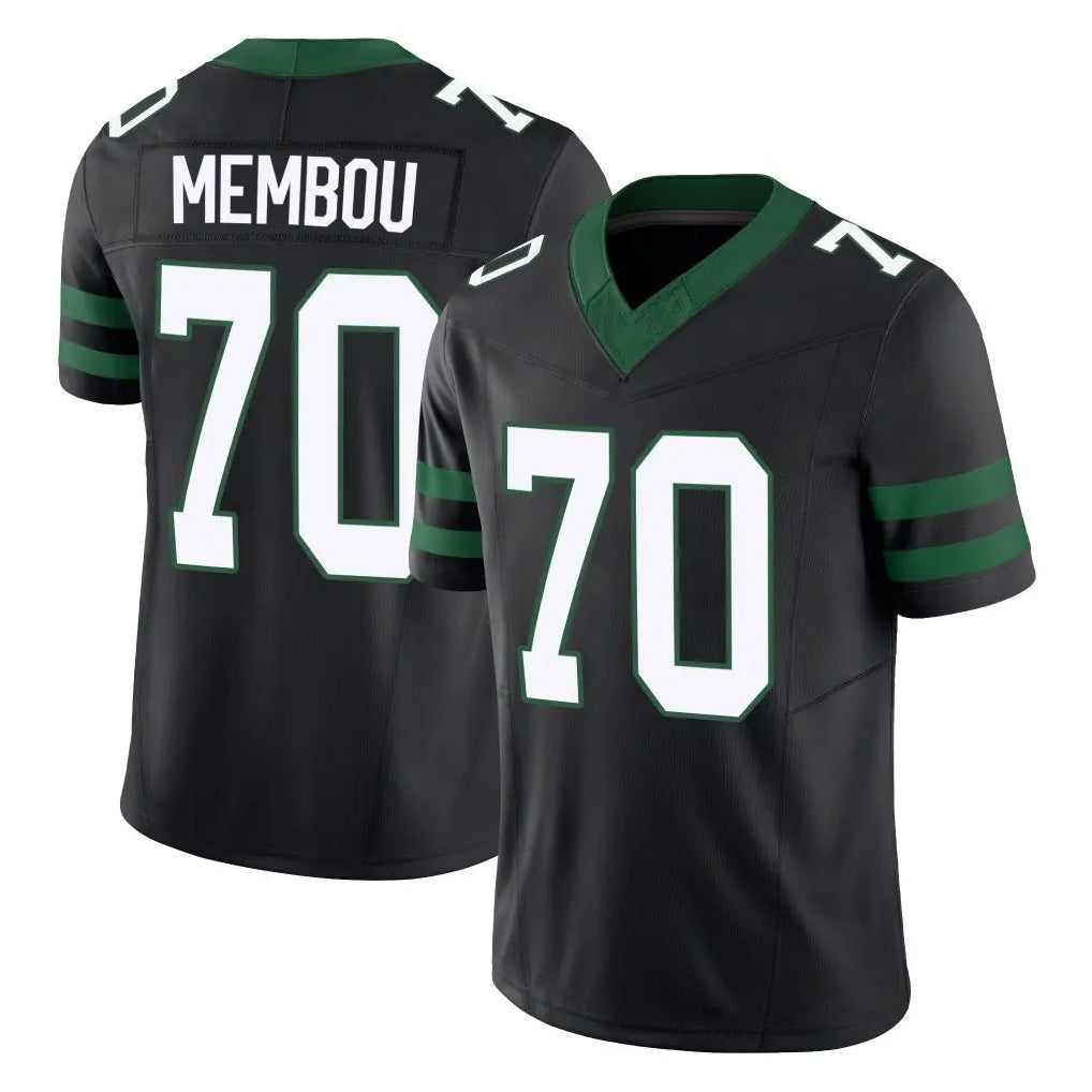 Kieara NY.Jets #70 Armand Membou Player Black Limited Legacy Vapor F.U.S.E. Home Game Stitched Jerseys