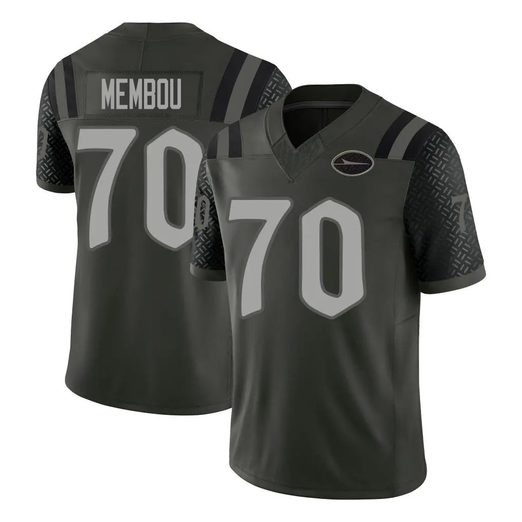 Kieara NY.Jets #70 Armand Membou Player Green Limited 2025 Rivalries Collection Home Game Stitched Jerseys