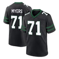 Kieara NY.Jets #71 Josh Myers Player Black Legacy Home Game Stitched Jerseys