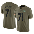 Kieara NY.Jets #71 Josh Myers Player Olive Salute To Service Limited Stitched JerseysNY.Jets #71 Josh Myers Player Olive Salute To Service Limited Stitched Jerseys