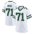 Kieara NY.Jets #71 Josh Myers Player White Legacy Home Game Stitched Jerseys