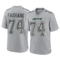 Kieara NY.Jets #74 Olu Fashanu Player Gray Limited Atmosphere Fashion Home Game Stitched Jerseys