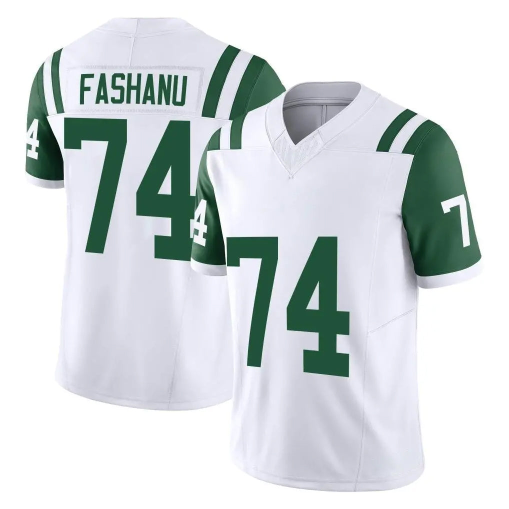 Kieara NY.Jets #74 Olu Fashanu Player White Limited Classic Vapor F.U.S.E. Home Game Stitched Jerseys