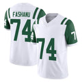 Kieara NY.Jets #74 Olu Fashanu Player White Limited Classic Vapor F.U.S.E. Home Game Stitched Jerseys