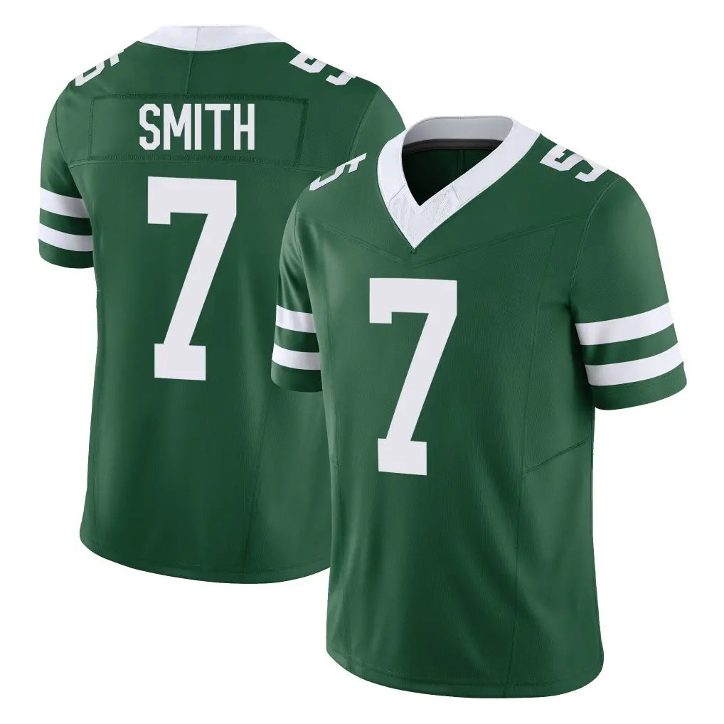 Kieara NY.Jets #7 Geno Smith Player Green Legacy Limited Vapor F.U.S.E. Home Game Stitched Jerseys