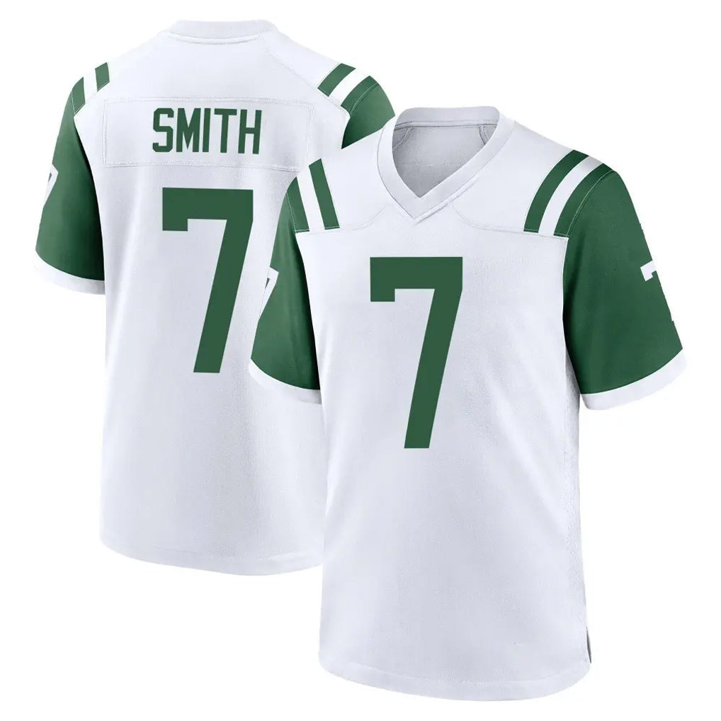 Kieara NY.Jets #7 Geno Smith Player White Classic Home Game Stitched Jerseys