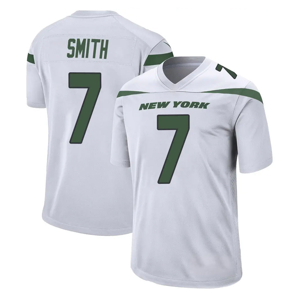 Kieara NY.Jets #7 Geno Smith Player White Spotlight Home Game Stitched Jerseys