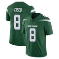 Kieara NY.Jets #8 Andre Cisco Player Green Limited Vapor Home Game Stitched Jerseys