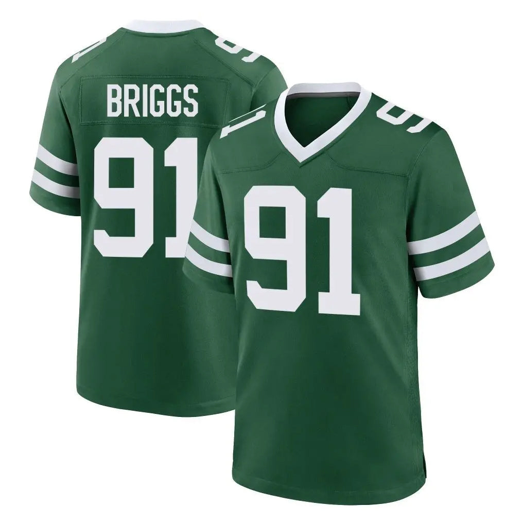 Kieara NY.Jets #91 Jowon Briggs Player Green Legacy Home Game Stitched Jerseys